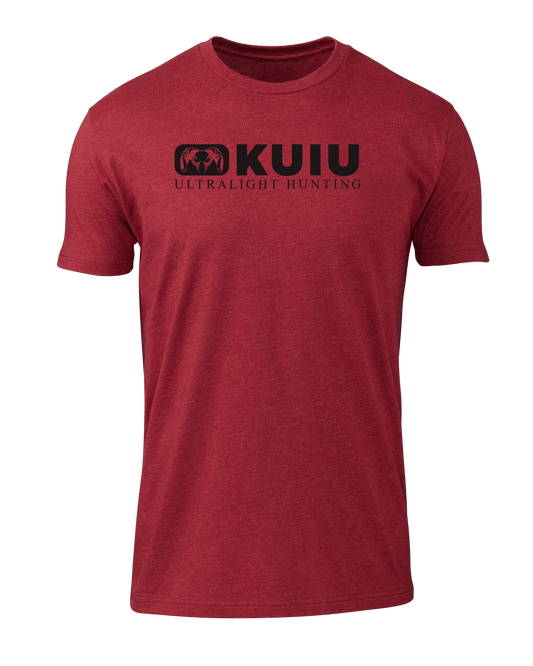 KUIU Block Logo T-Shirt | Cardinal