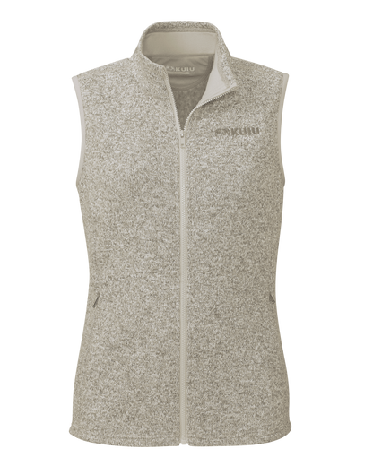 Women's Base Camp Sweater Vest | Stone White Heather