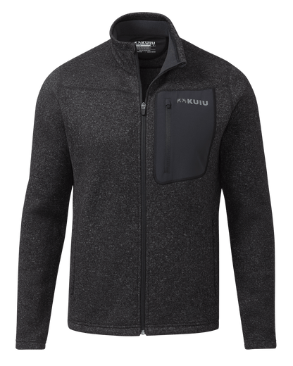 Base Camp Full Zip Sweater | Steel Blue Heather
