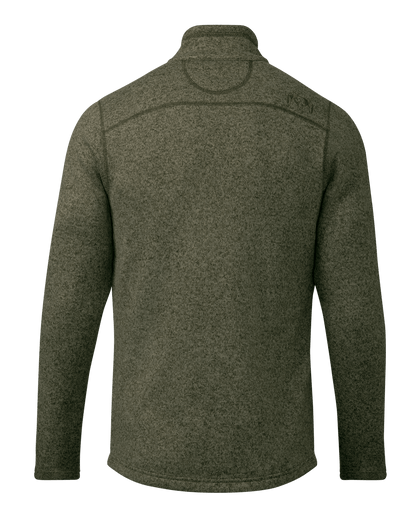 Base Camp Full Zip Sweater | Steel Blue Heather