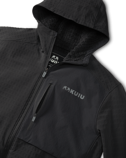 Blockfield Fleece Hoodie | Gunmetal