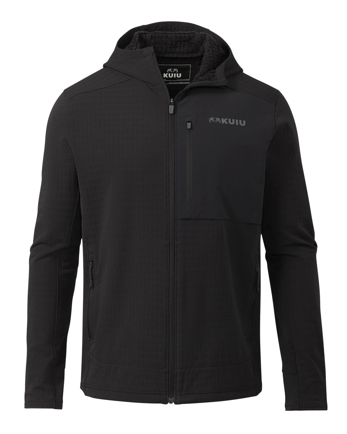 Blockfield Fleece Hoodie | Gunmetal