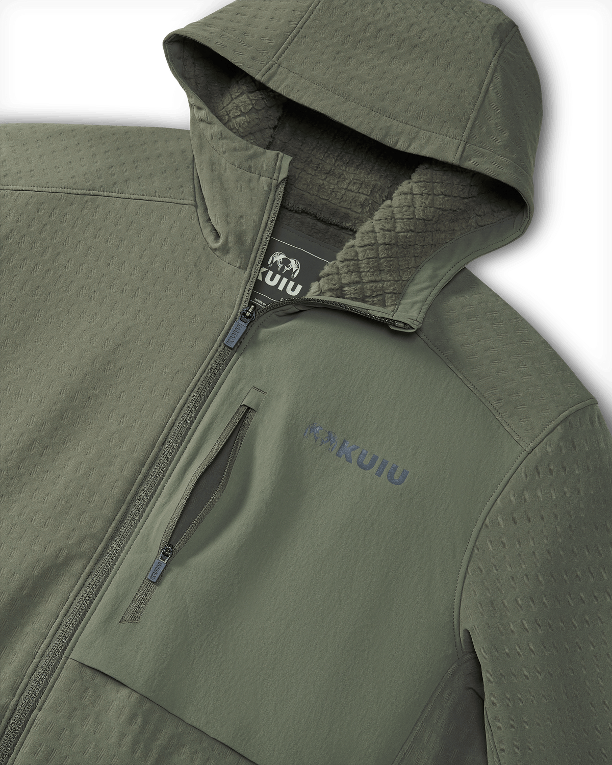 Blockfield Fleece Hoodie | Gunmetal
