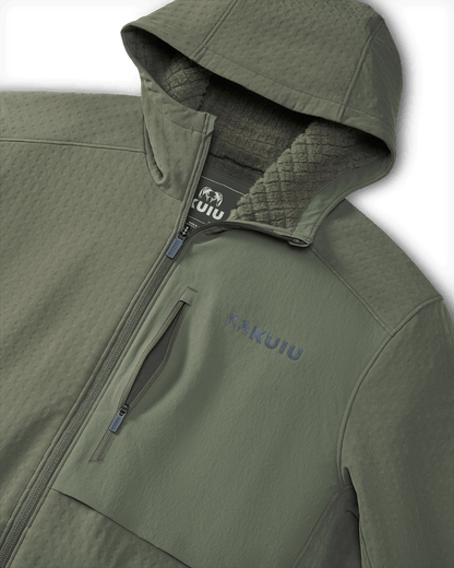 Blockfield Fleece Hoodie | Gunmetal