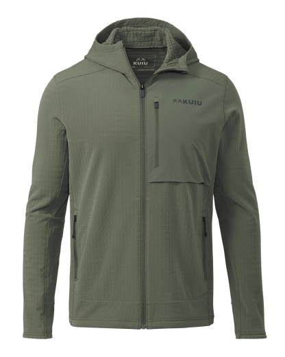 Blockfield Fleece Hoodie | Gunmetal