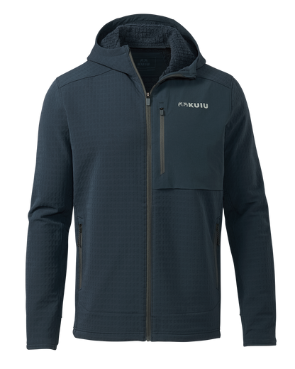 Blockfield Fleece Hoodie | Gunmetal