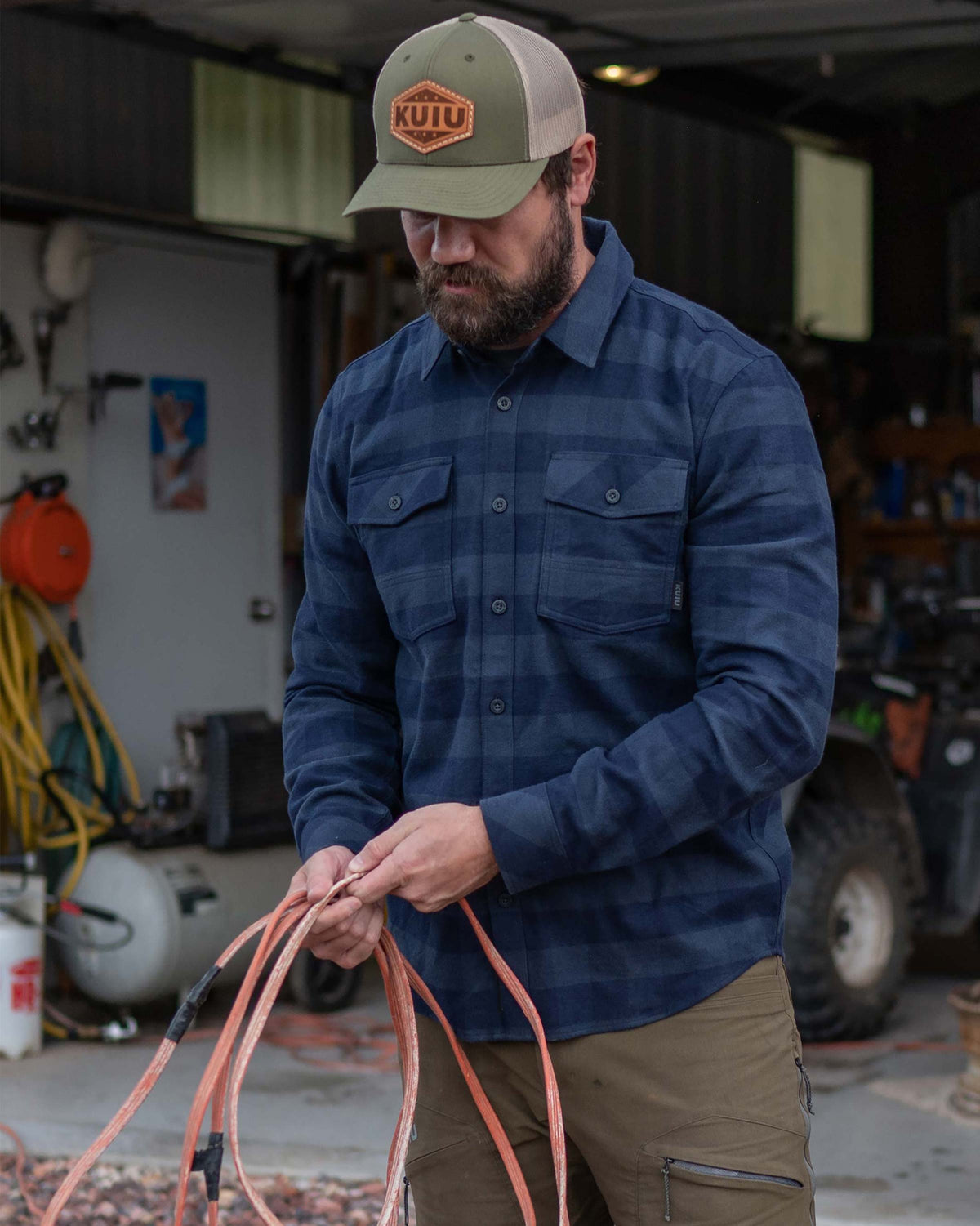 Outlet Field Flannel Shirt | Ash