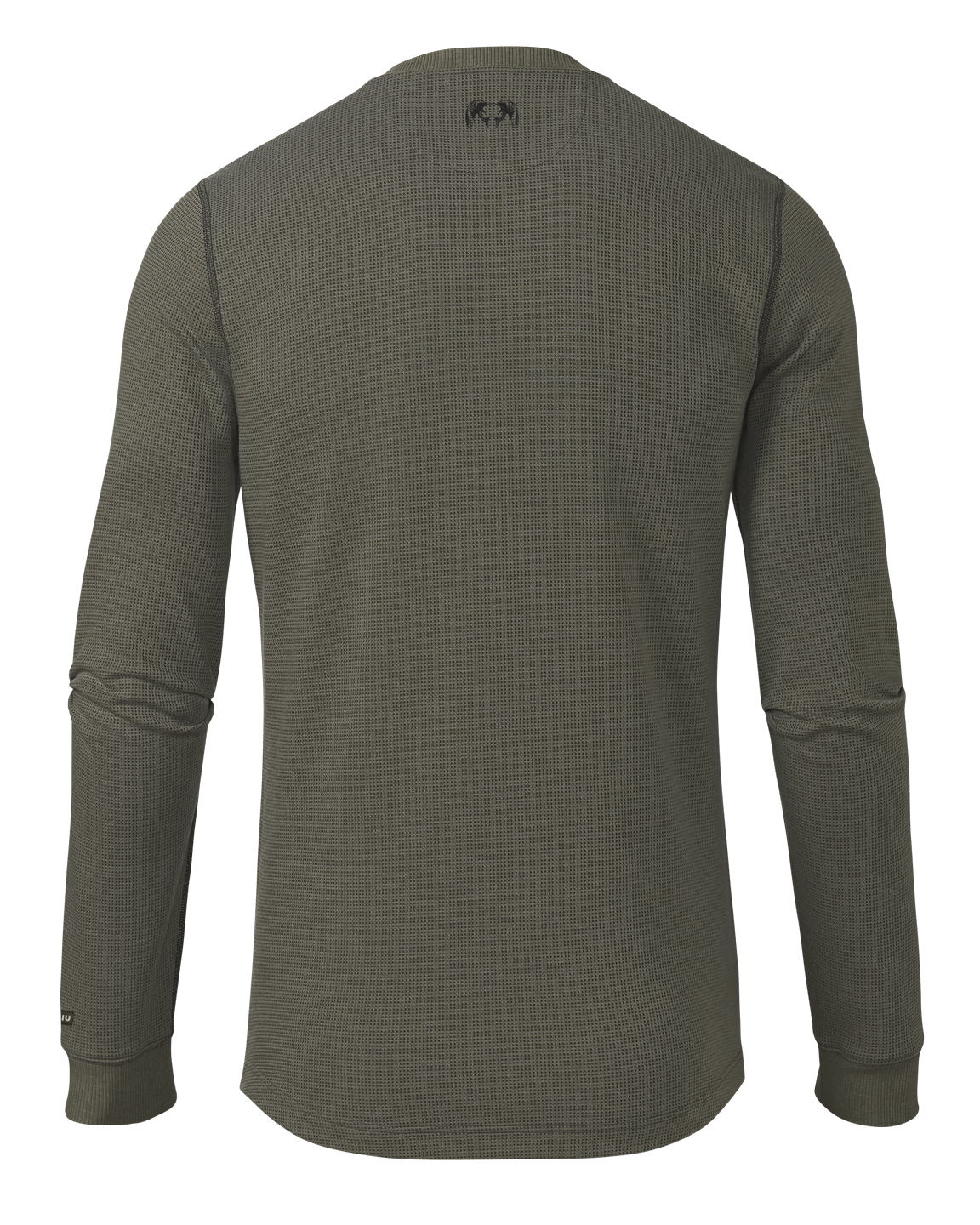 Canyon Waffle Henley | Army Heather