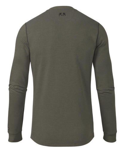 Canyon Waffle Henley | Army Heather