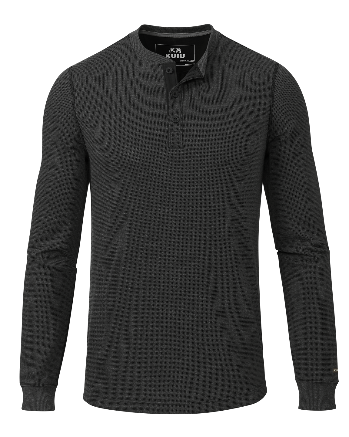 Canyon Waffle Henley | Army Heather