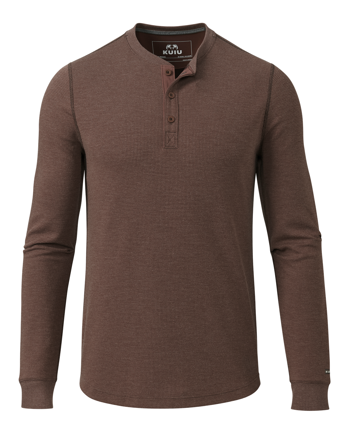 Canyon Waffle Henley | Army Heather