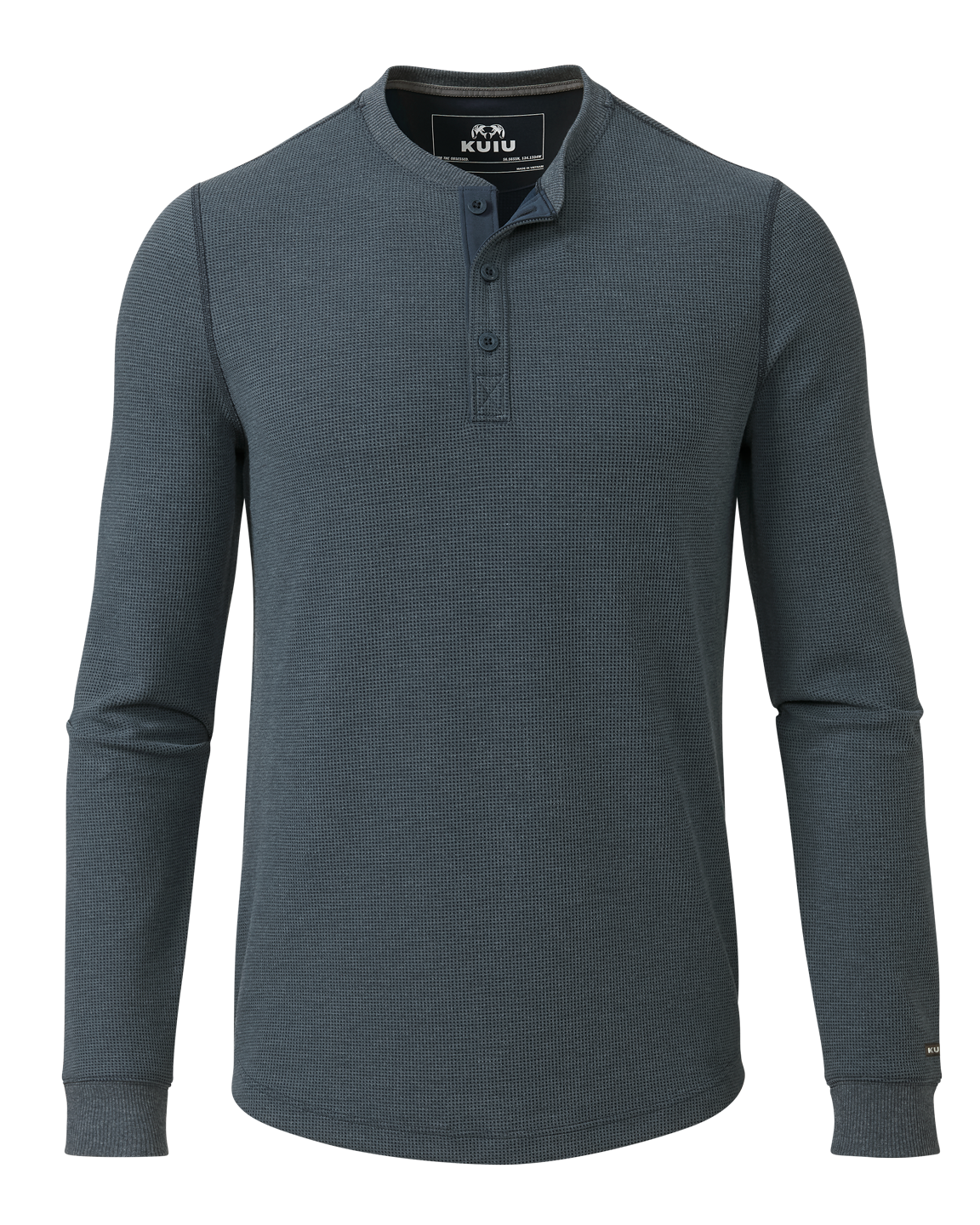 Canyon Waffle Henley | Army Heather