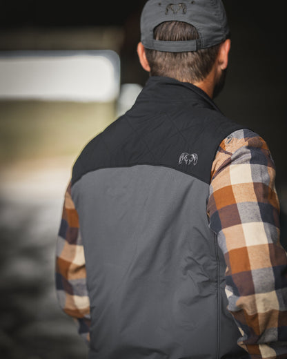Transit Packable Vest | Black/Gunmetal
