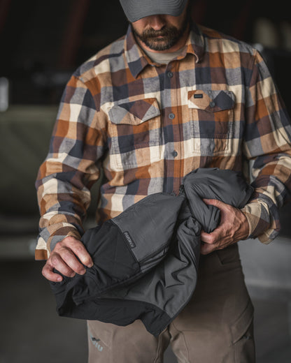 Transit Packable Vest | Black/Gunmetal
