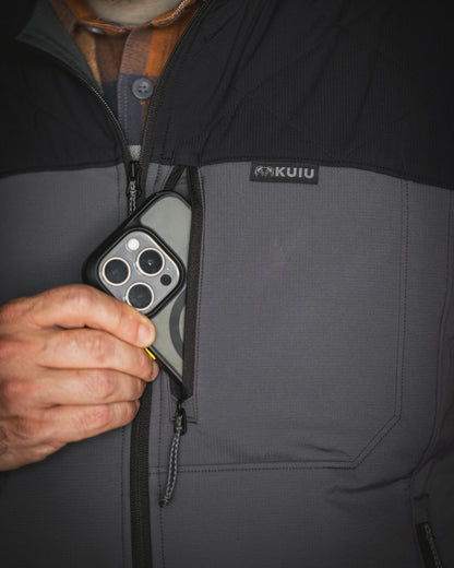 Transit Packable Vest | Black/Gunmetal