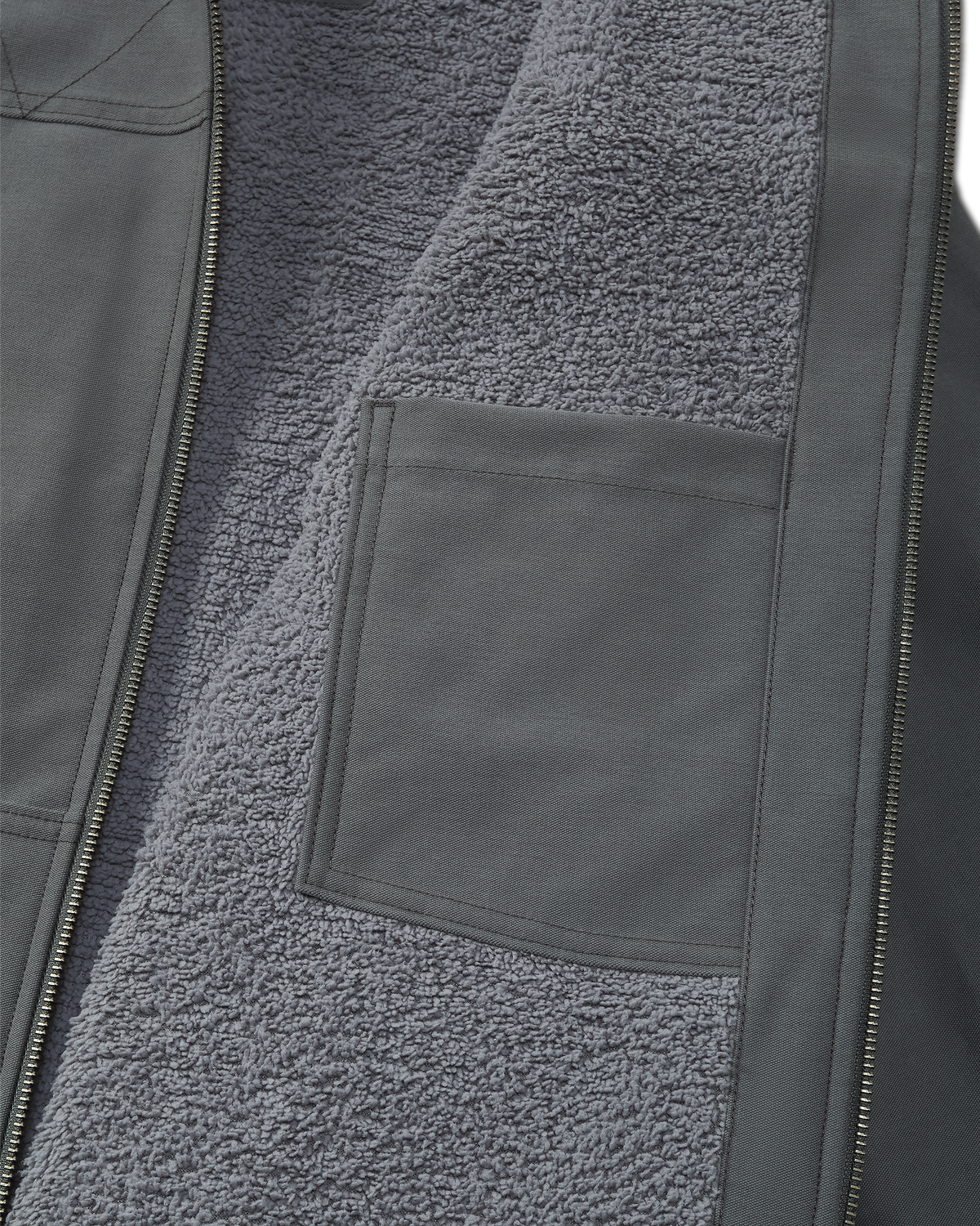 Brawley Hooded Fleece Jacket | Gunmetal