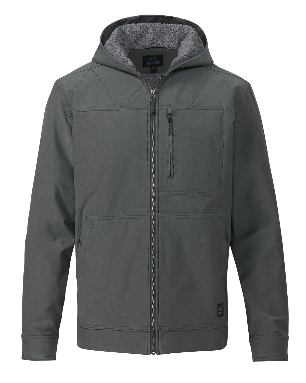 Brawley Hooded Fleece Jacket | Gunmetal