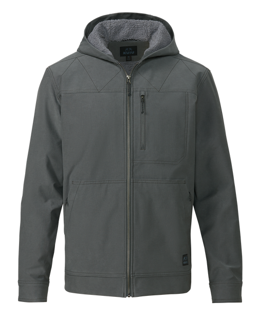 Brawley Hooded Fleece Jacket | Gunmetal