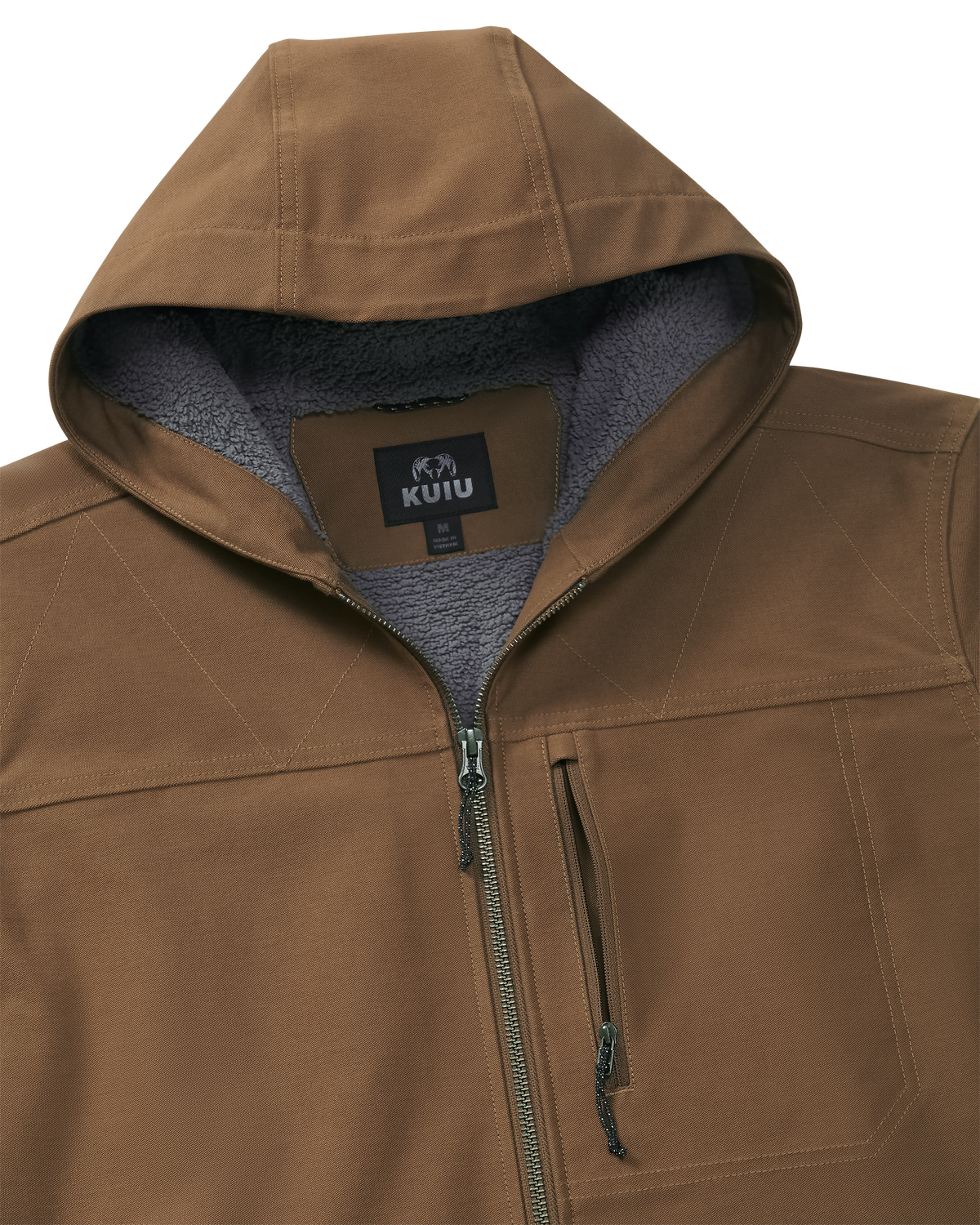 Brawley Hooded Fleece Jacket | Gunmetal