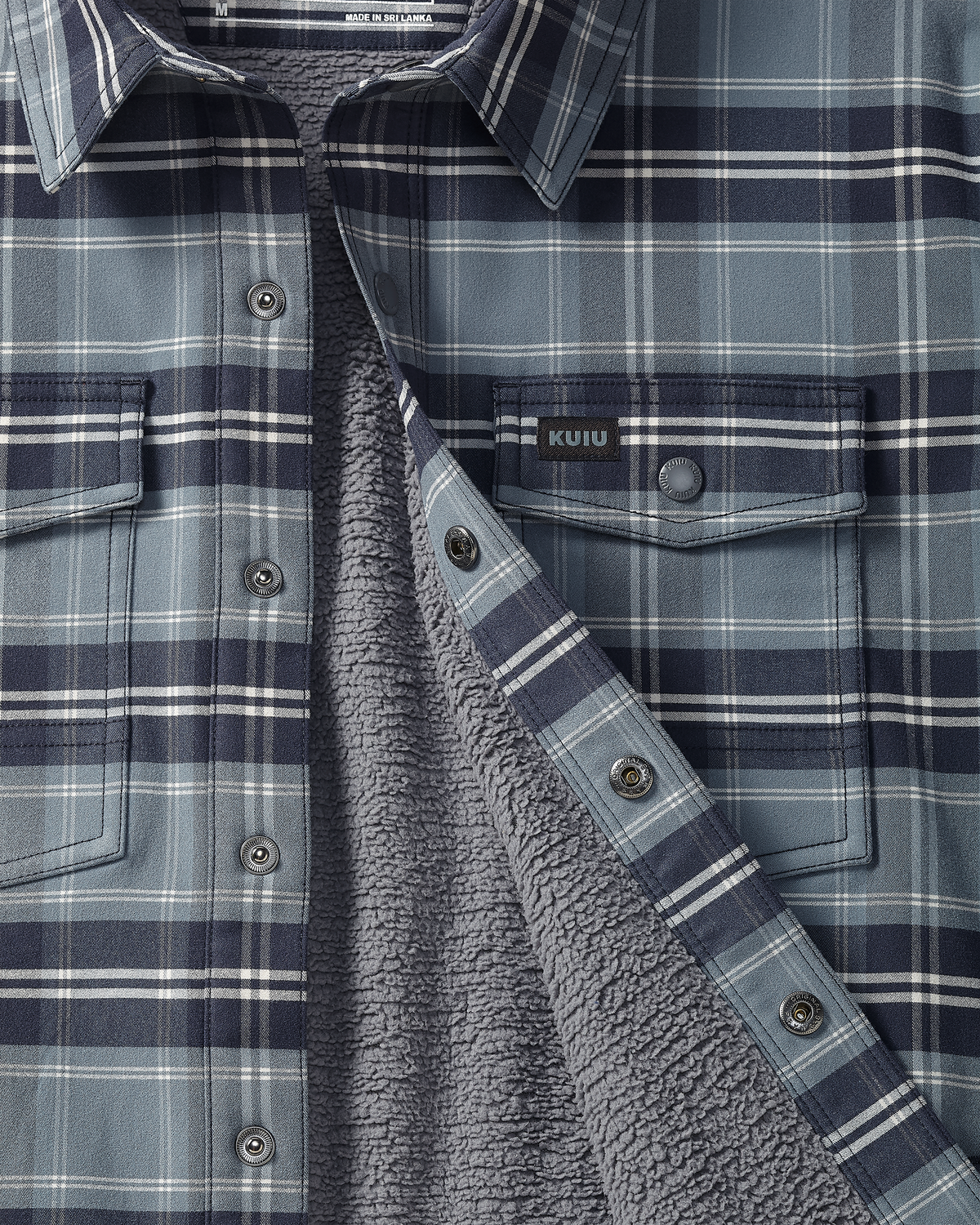 Field Flannel Fleece Shirt Jacket | Valo Plaid