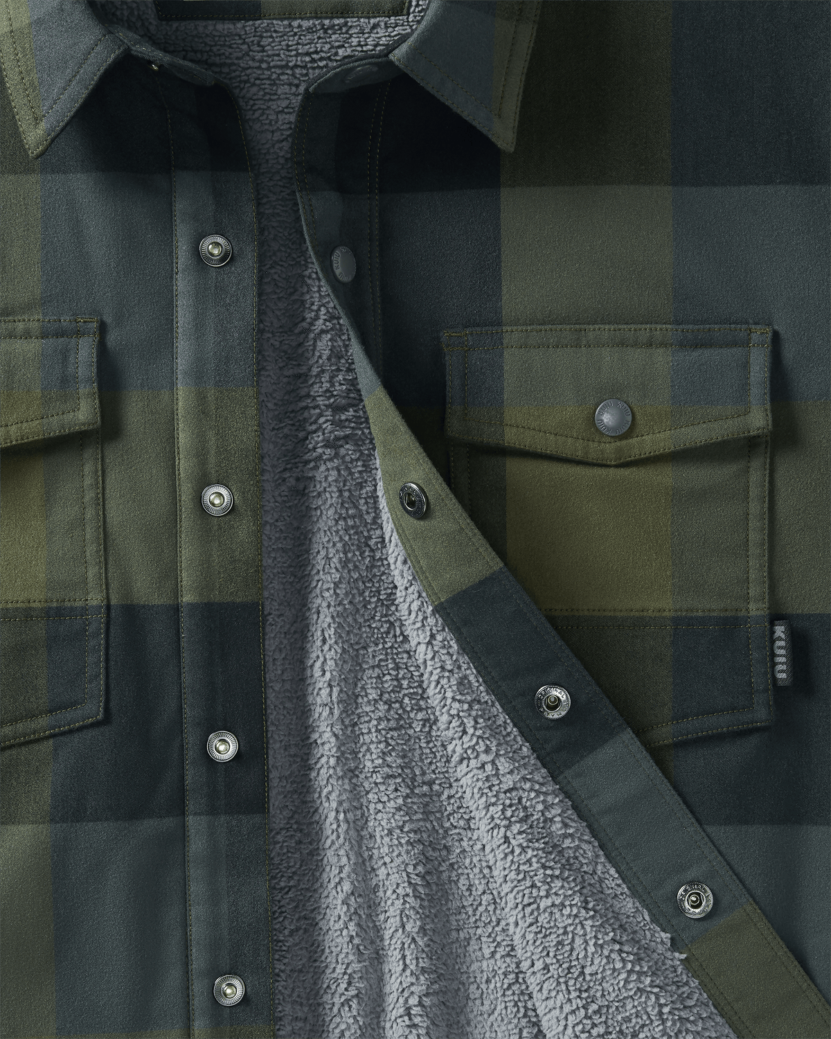 Field Flannel Fleece Shirt Jacket | Valo Plaid