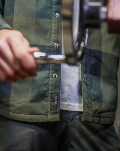 Field Flannel Fleece Shirt Jacket | Valo Plaid