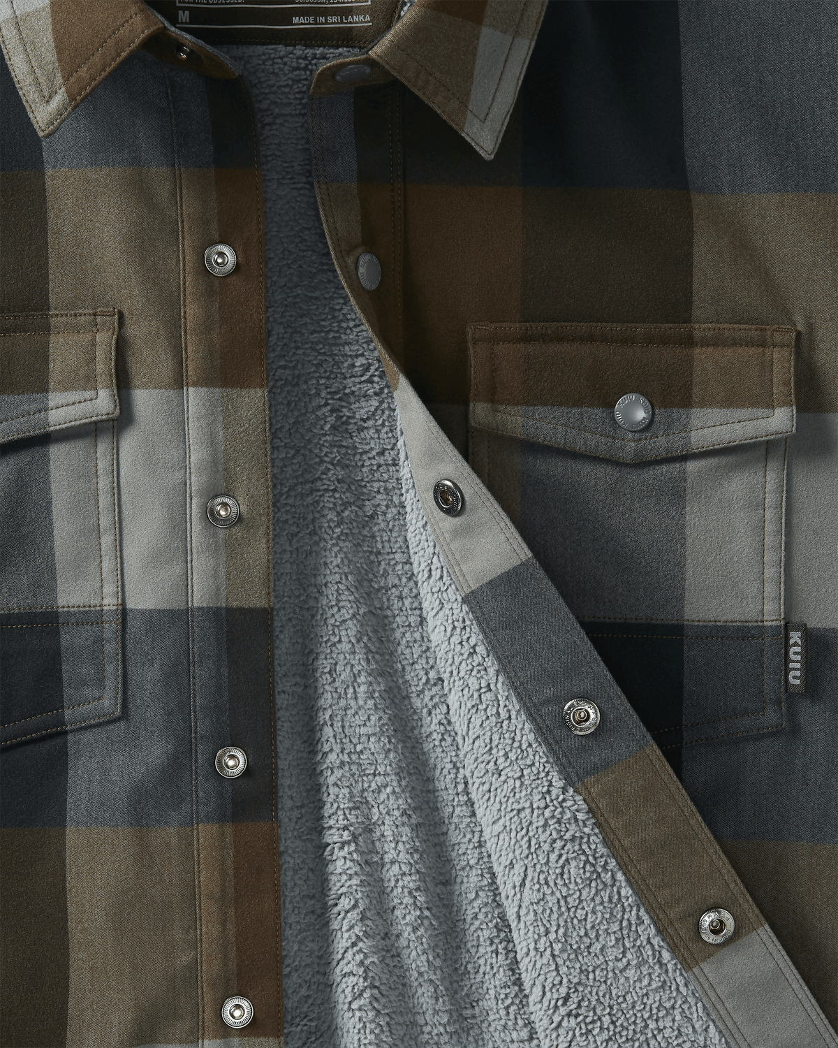 Field Flannel Fleece Shirt Jacket | Valo Plaid