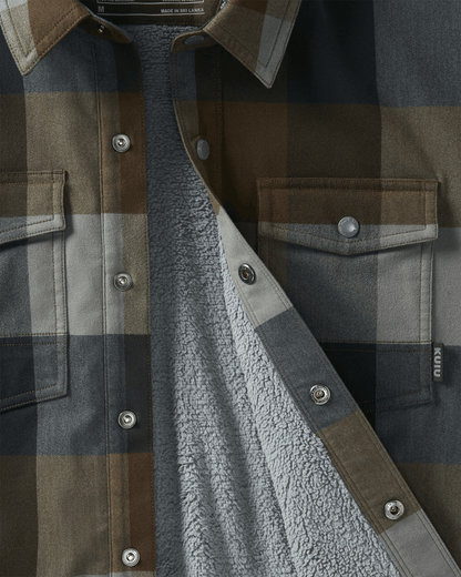 Field Flannel Fleece Shirt Jacket | Valo Plaid