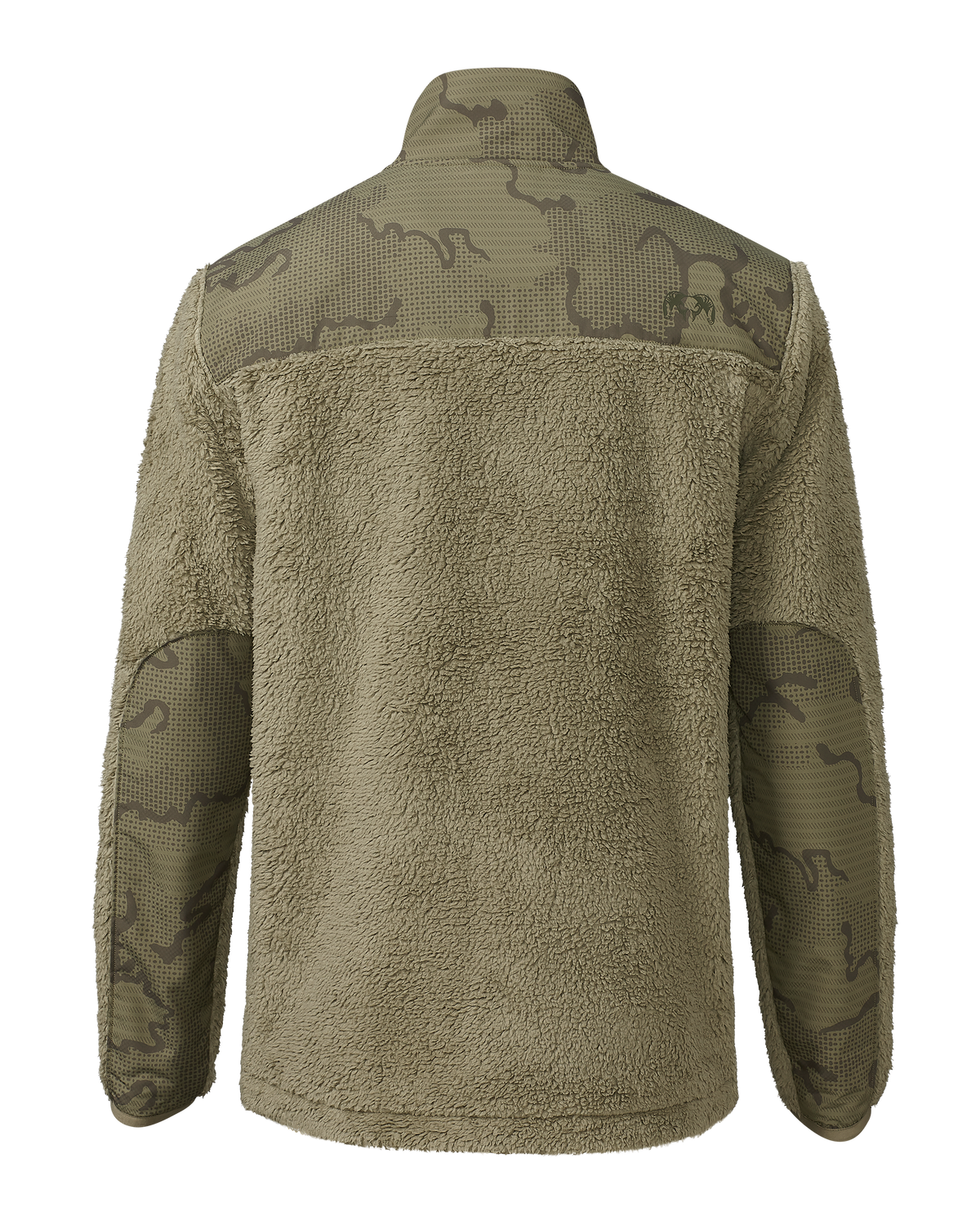 Sherpa Fleece Zip Pullover | Arctic Shadow Tonal