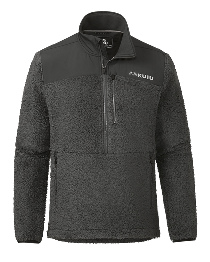 Sherpa Fleece Zip Pullover | Arctic Shadow Tonal