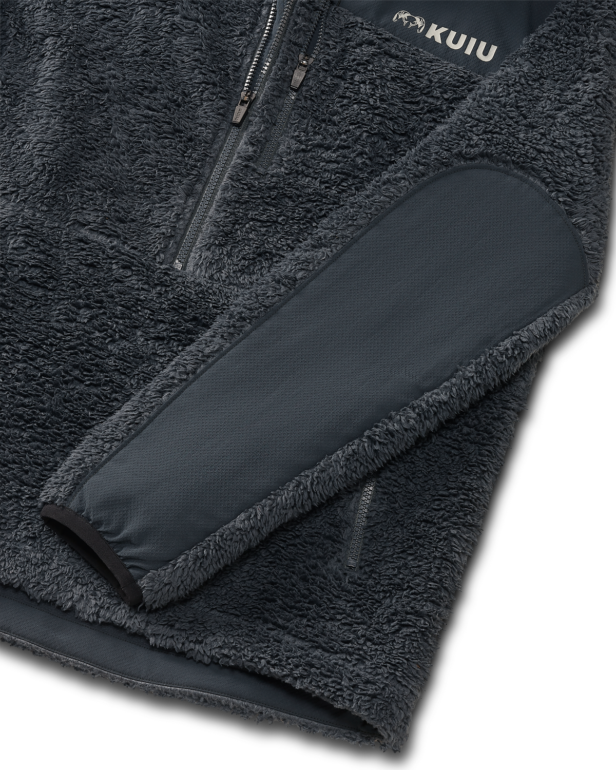 Sherpa Fleece Zip Pullover | Arctic Shadow Tonal