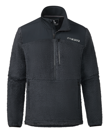 Sherpa Fleece Zip Pullover | Arctic Shadow Tonal