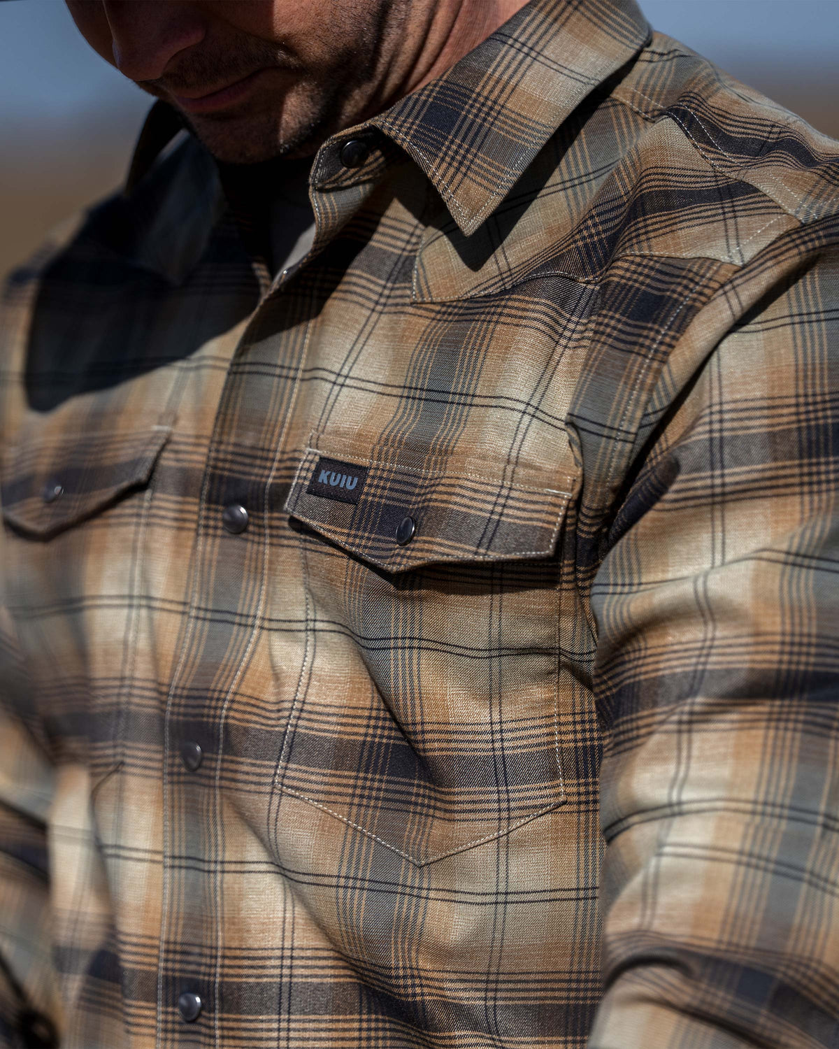 Laredo LS Shirt | Vias Ombre Plaid