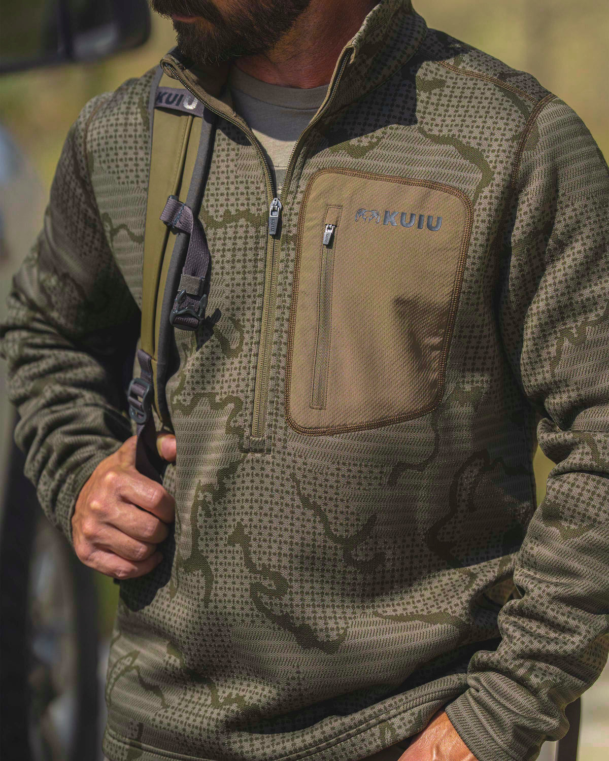 Outland Fleece Pullover | Ash Tonal
