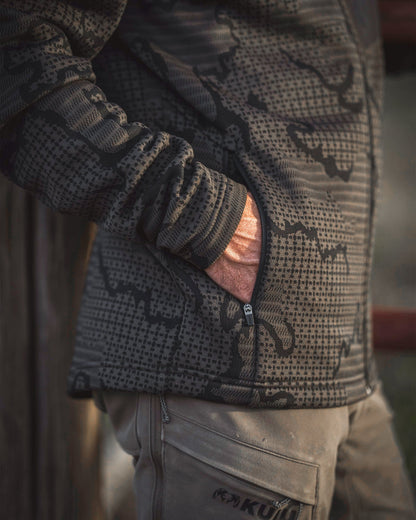 Outland Fleece Full Zip | Asphalt Tonal