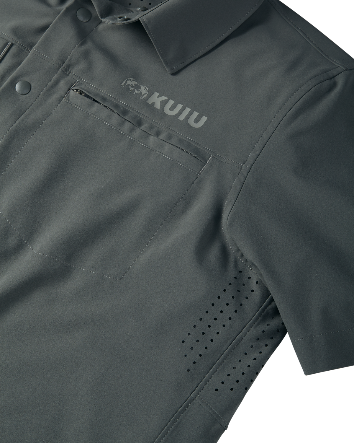 Mesa Vented SS Snap Shirt Gritstone | Silt Gritstone