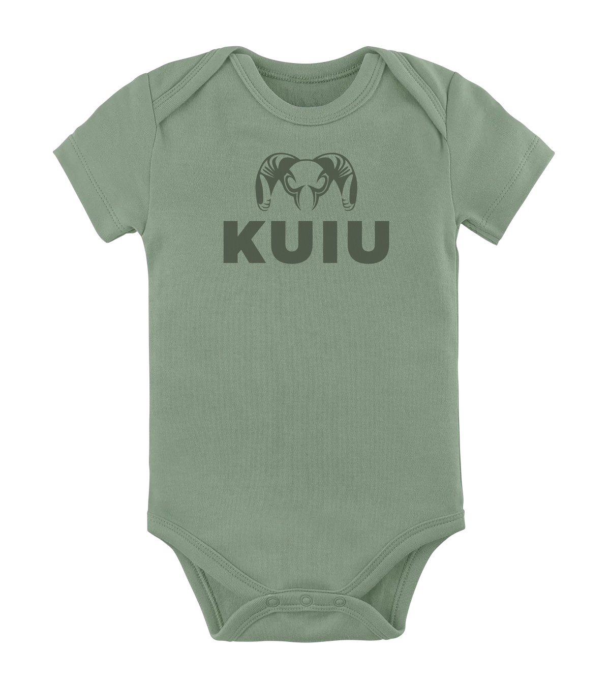 KUIU Stacked Logo Baby One-Piece | Mist