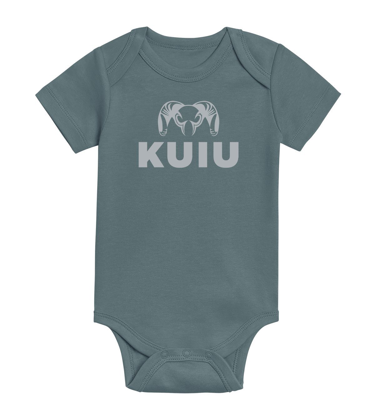 KUIU Stacked Logo Baby One-Piece | Tide