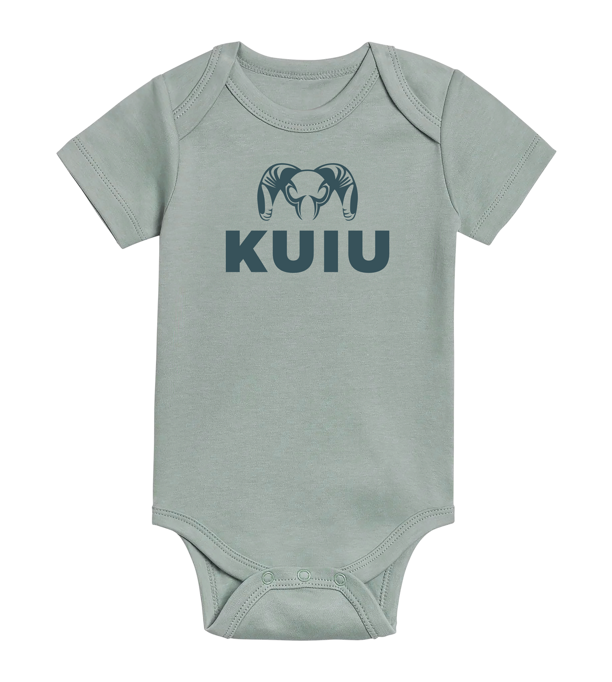 KUIU Stacked Logo Baby One-Piece | Mist