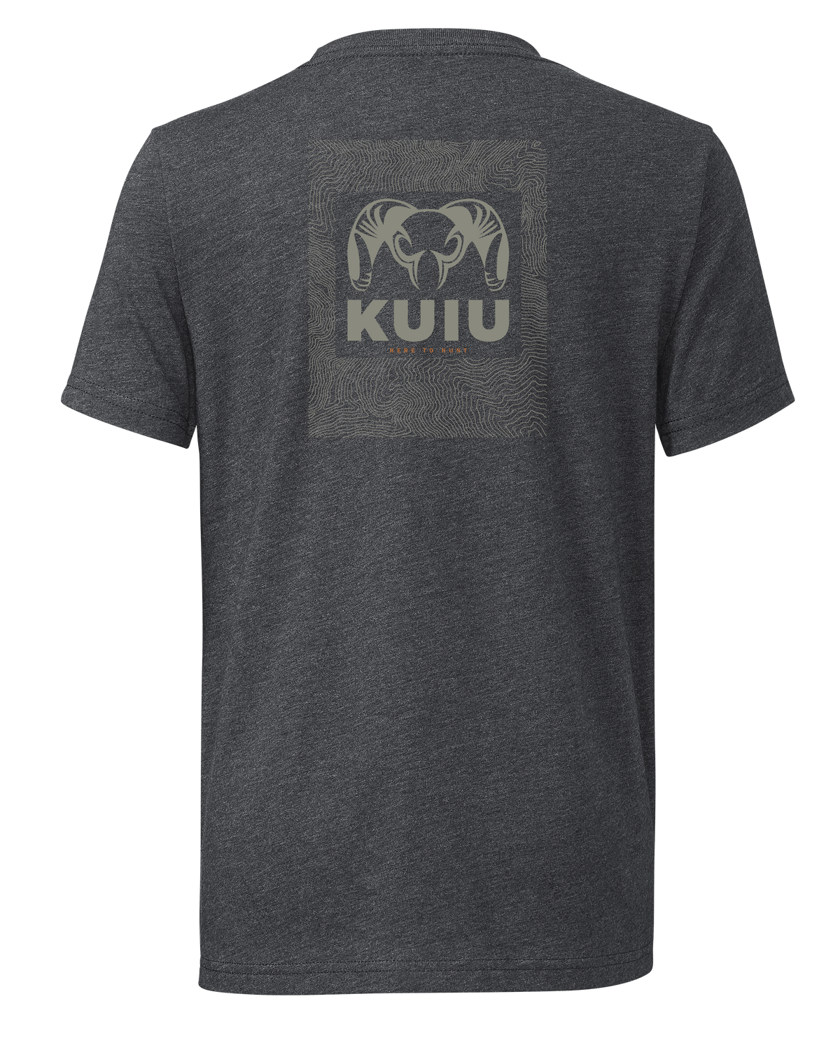 KUIU Youth Topo Back Logo T-Shirt | Charcoal