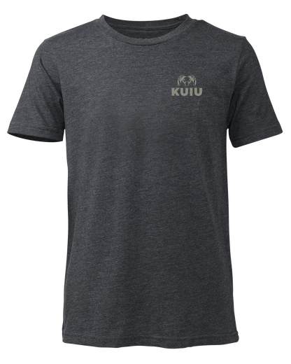 KUIU Youth Topo Back Logo T-Shirt | Charcoal