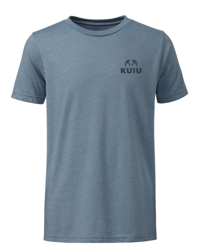 KUIU Youth Topo Back Logo T-Shirt | Charcoal