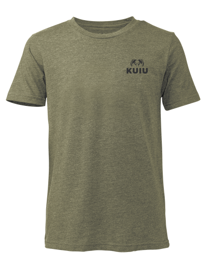 KUIU Youth Topo Back Logo T-Shirt | Charcoal