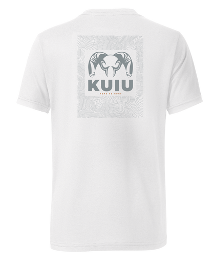 KUIU Youth Topo Back Logo T-Shirt | Charcoal