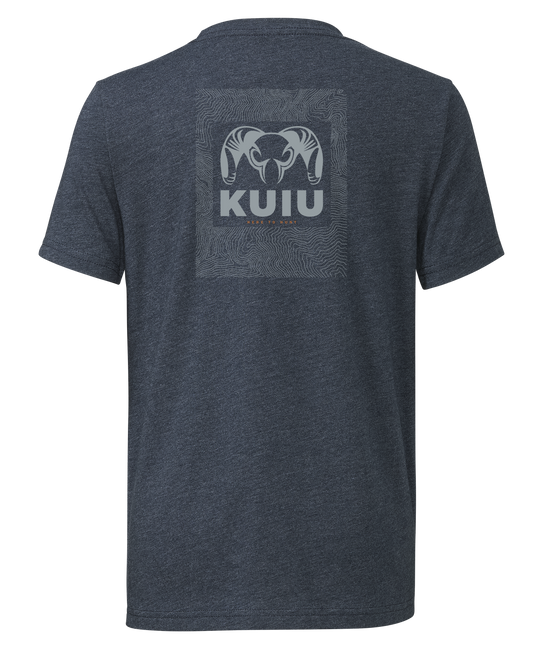 KUIU Youth Topo Back Logo T-Shirt | Midnight Navy