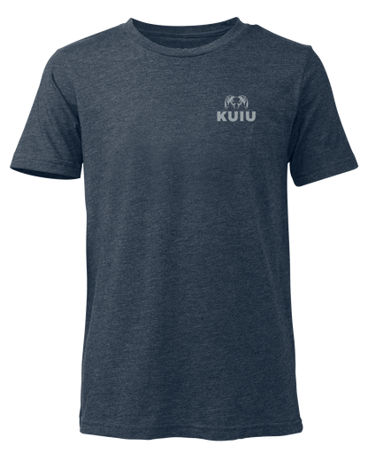KUIU Youth Topo Back Logo T-Shirt | Charcoal