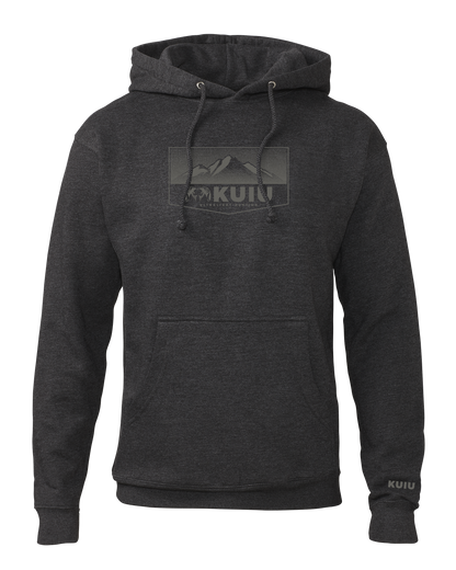 KUIU Ultralight Mountain Logo Hoodie | Charcoal