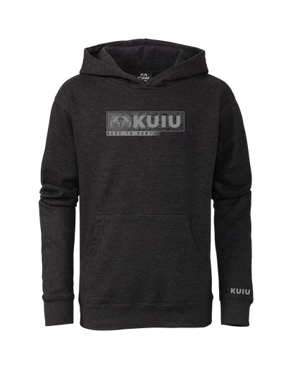 Youth Here to Hunt Gritstone Hoodie | Charcoal