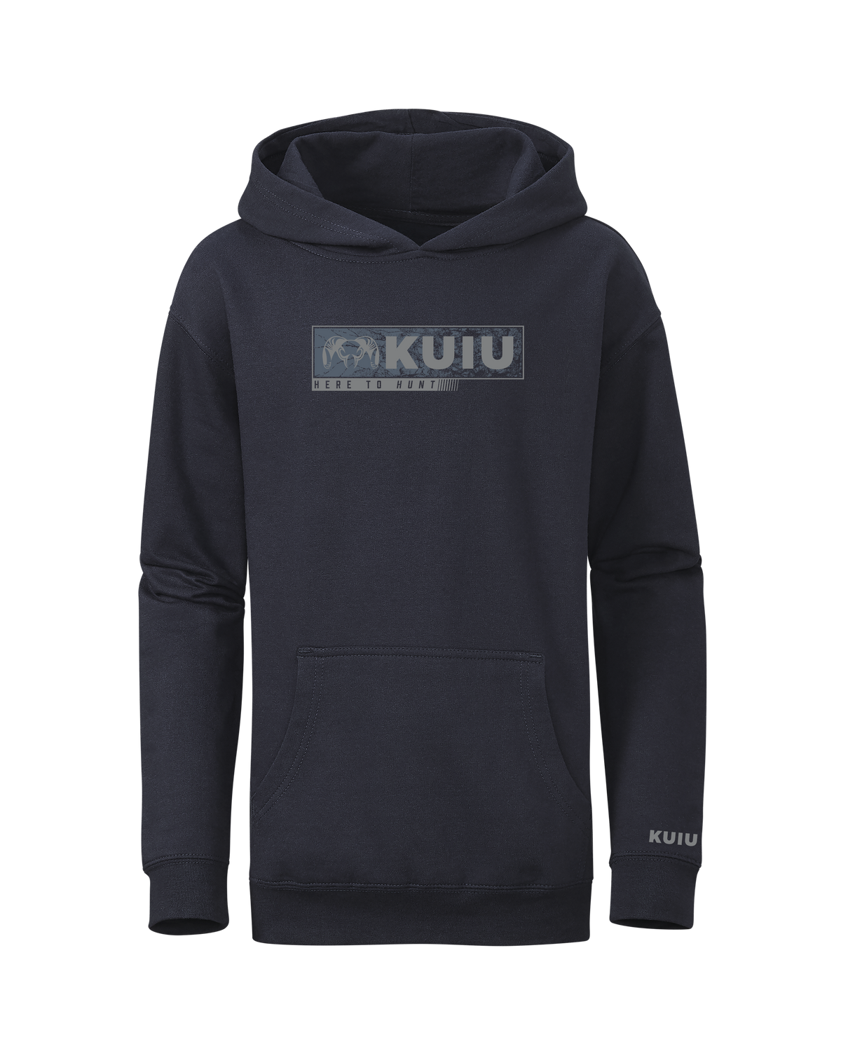Youth Here to Hunt Gritstone Hoodie | Charcoal