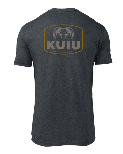 KUIU Here to Hunt Patch T-Shirt | Heather Grey